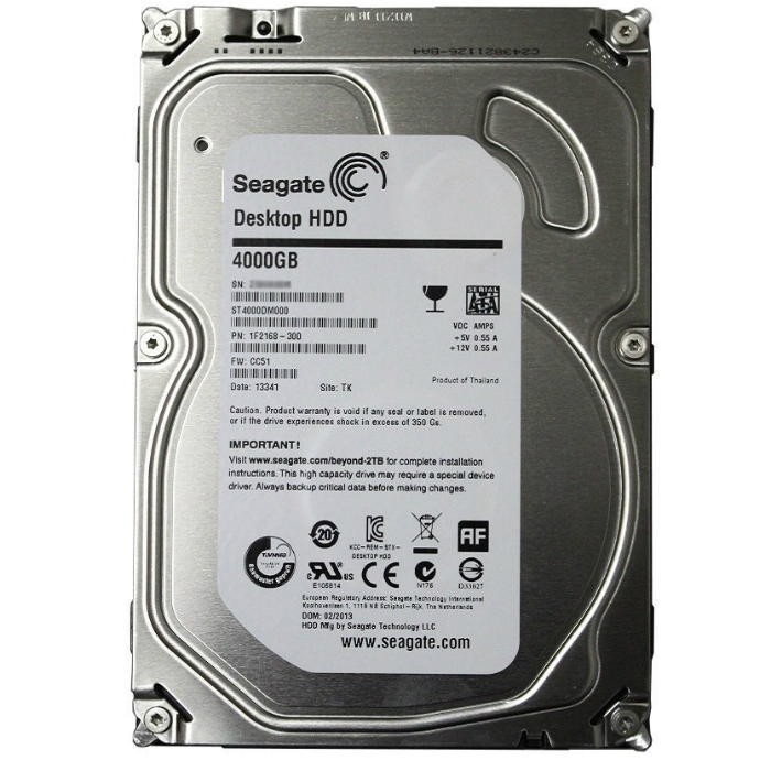   - Seagate Desktop ST4000DM000