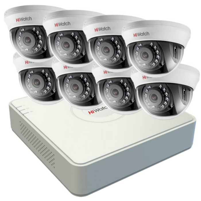 HiWatch-8-4 - комплект видеонаблюдения HD