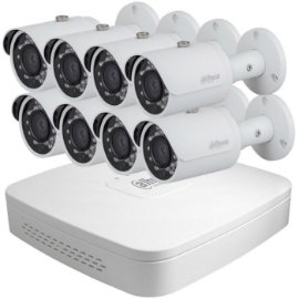 Dahua-8-4 - комплект IP видеонаблюдения