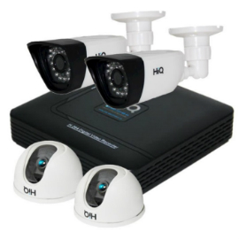 HIQ-4-6 - комплект видеонаблюдения CVBS