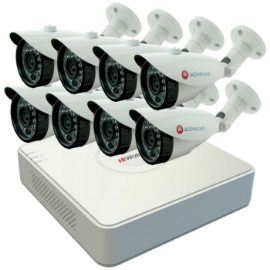 ActiveCam 8-4 - комплект IP видеонаблюдения