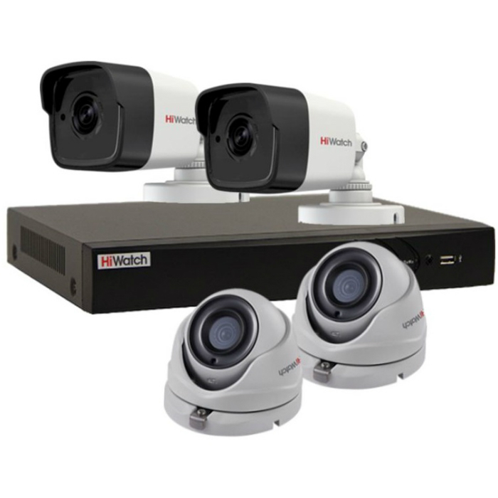 HiWatch-4-3 - комплект видеонаблюдения HD