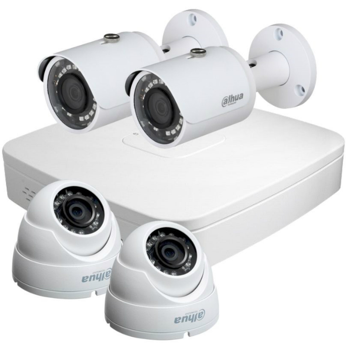 Dahua 4-4 - комплект IP видеонаблюдения