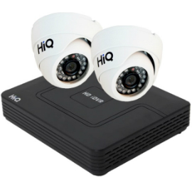 HIQ-2-4 - комплект IP видеонаблюдения