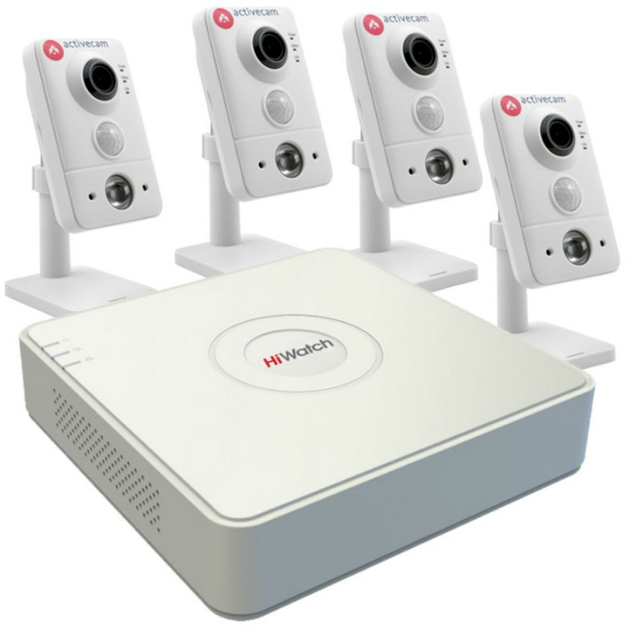 ActiveCam 4-7 - комплект IP видеонаблюдения